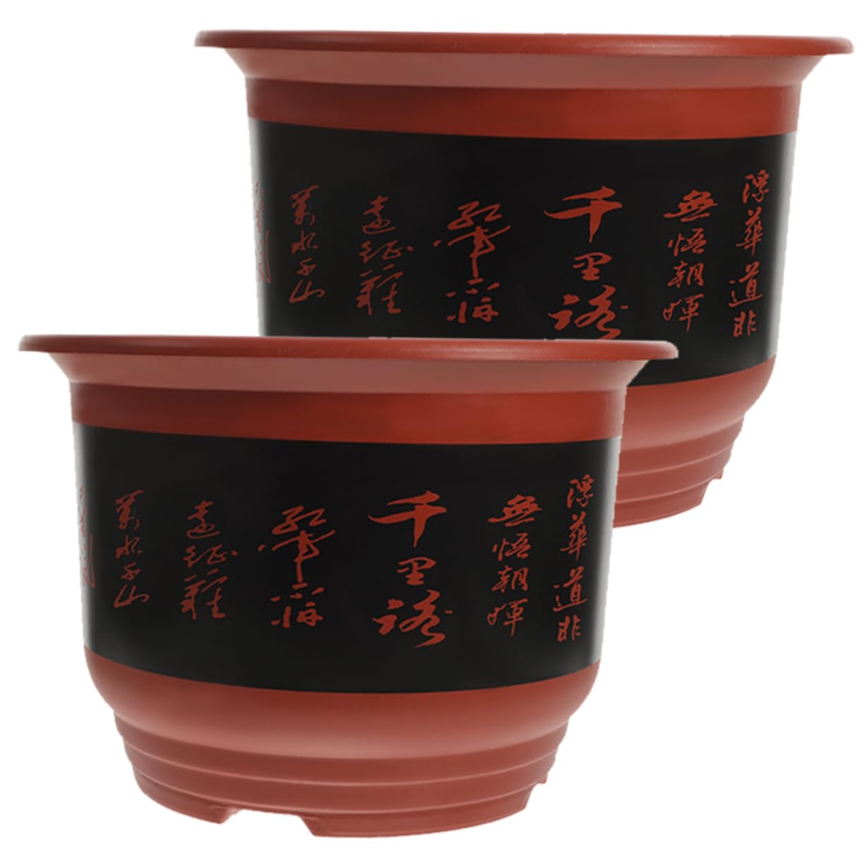 Hemobllo 2pièces Pot De Fleurs Plastique pour Orchidées avec Drainage pour Plantes Intérieur Et Extérieur Lot de Jardinières