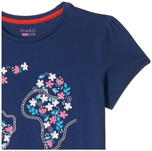 Image of Amazon Brand - Symbol Girl's Cotton Regular Fit T-Shirt