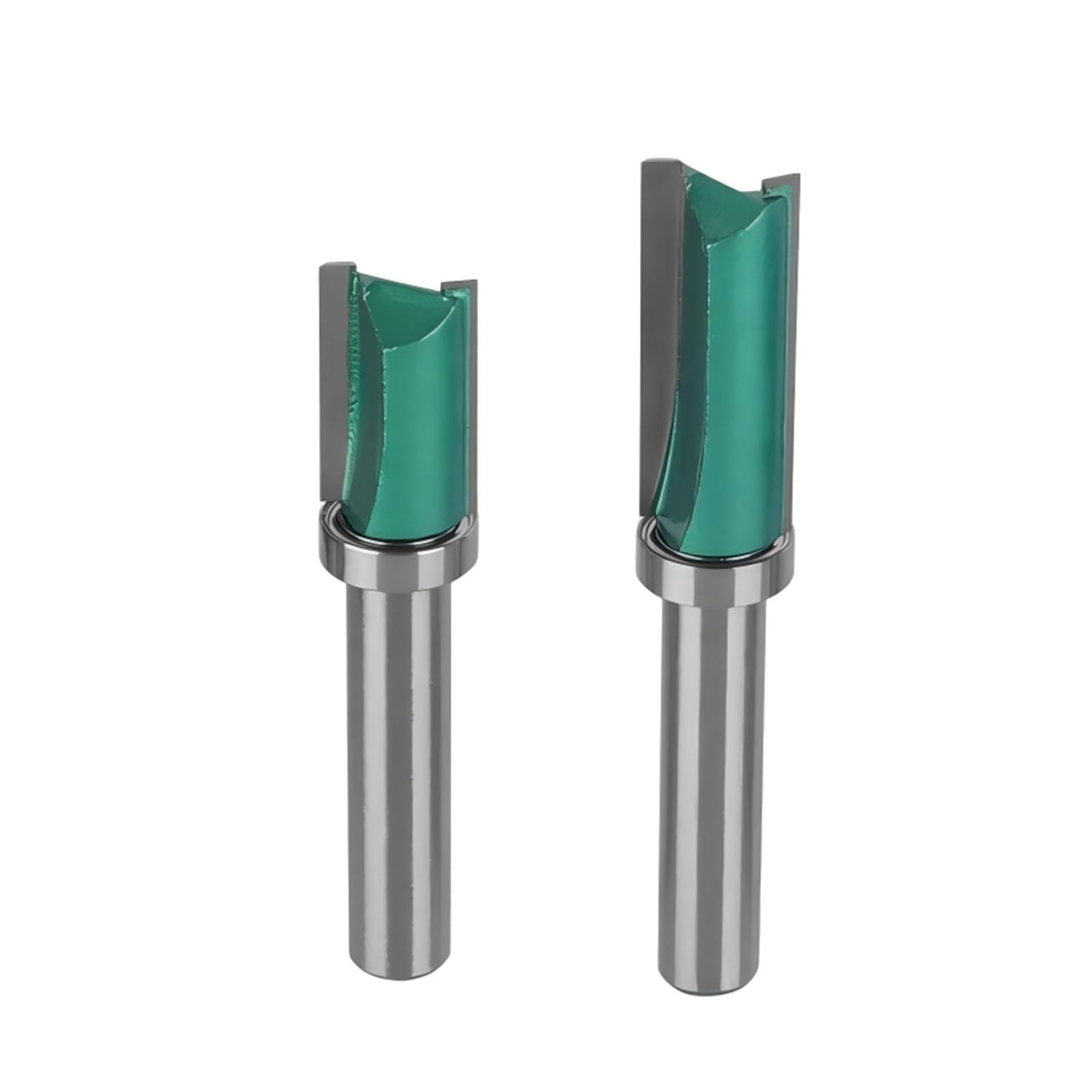 1 Uds 8MM vástago Cove 12MM 14MM patrón verde broca enrutadora fresa frontal cortador de carburo fresas for carpintería for fresa de extremo de broca de madera(4pc 8x14)