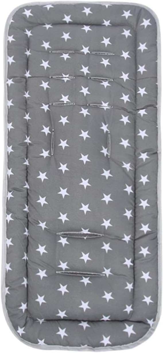Bébé Coussin de Siège Poussette Portable 32 * 75CM, Coussin Soutien en Coton pour Landau Bébé Doux et Respirant Coussin de Chaise Haute pour Enfants Universel Réducteur de Landau avec Dessin Animé