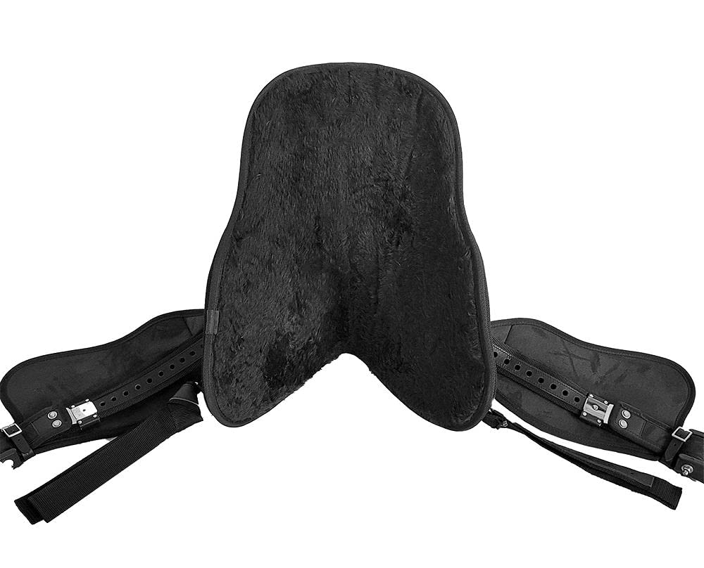 A&M Reitsport Baumloser Wanderreit Sattel Liberty Schwarz + Fender + Steigbügel NEU, Größe:16 Zoll