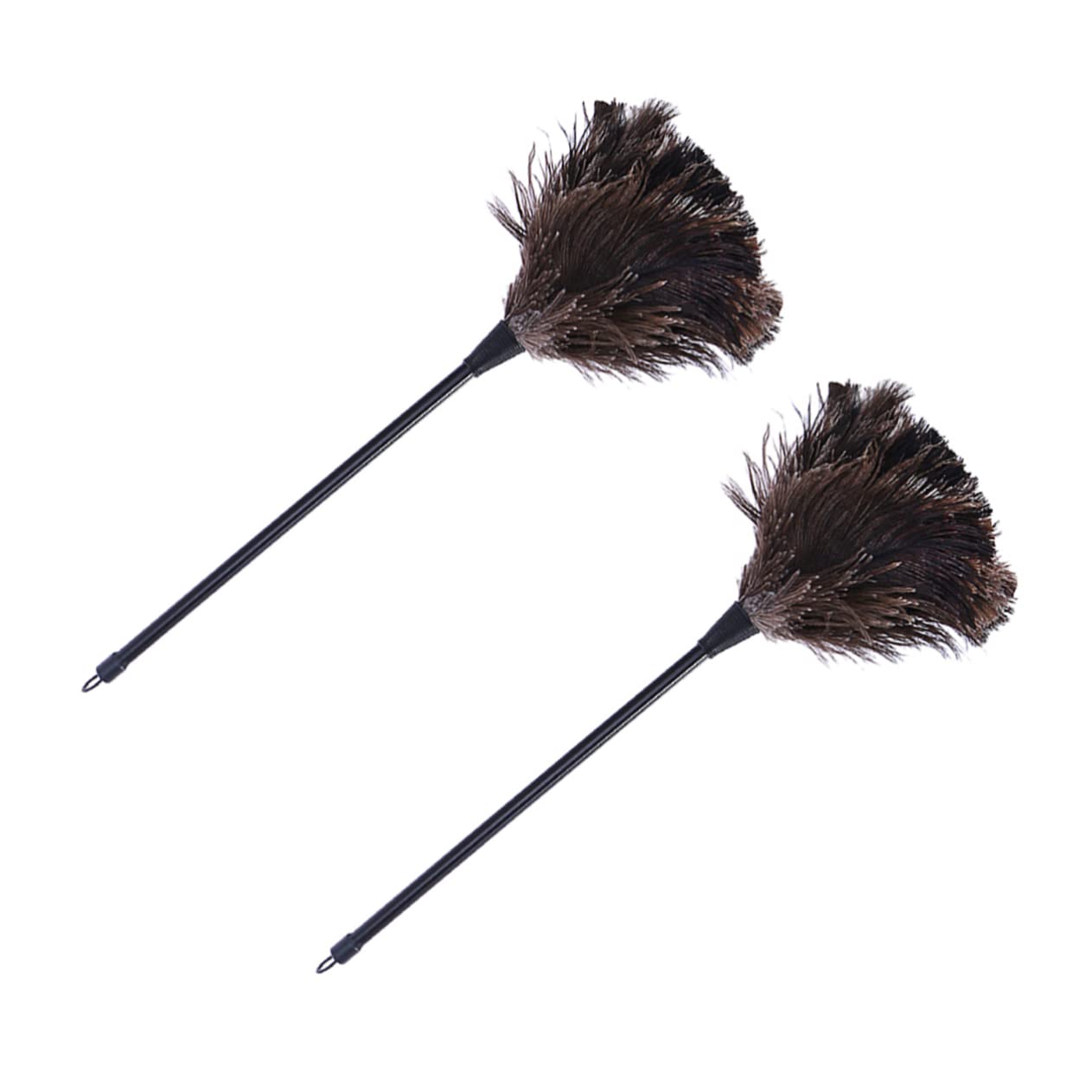 Healeved 2 Pack Ostrich Long Handle for Blinds Gentle Cleaning Tool Non-Scratch Brush for Home Office