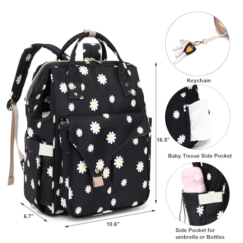 Sac à langer bébé type sac à dos imperméable et grand format - 6