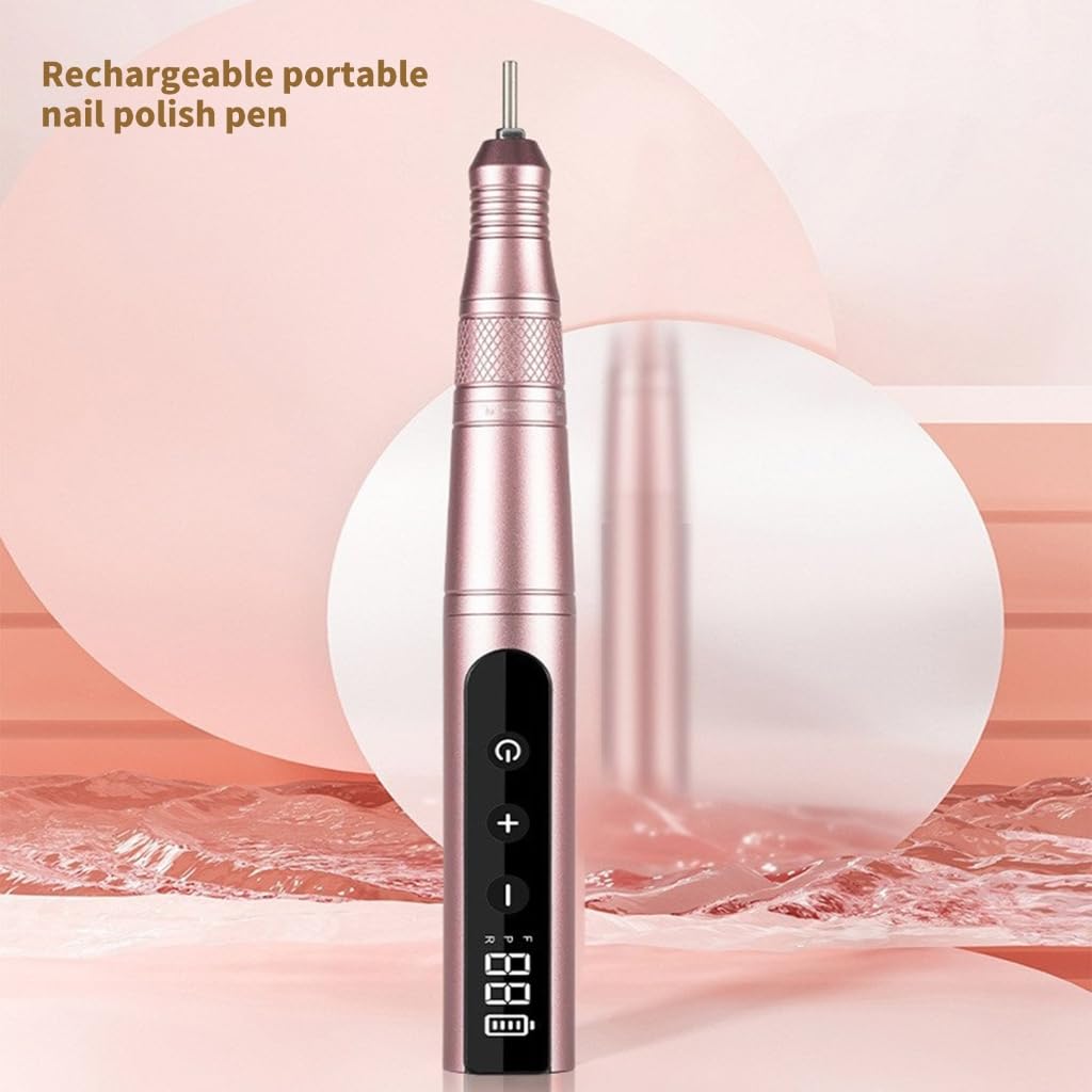 Rechargeable Nails Drill Adjustable Speed Electric Nails Drill Machine Low Noise