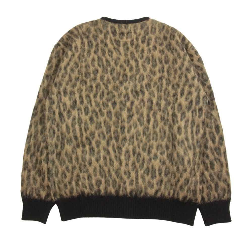 WACKO Maria (ワコマリア) レオパードモヘアカーディガン ブラウン Amazon.co.jp: WACKO MARIA ワコマリア レオパード モヘア