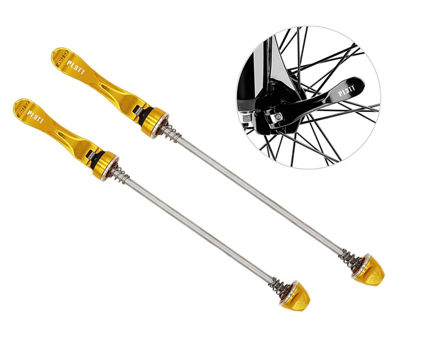 Sgancio Rapido Per Ruote Bici - Platt In Alluminio Per MTB E Bici Da Corsa