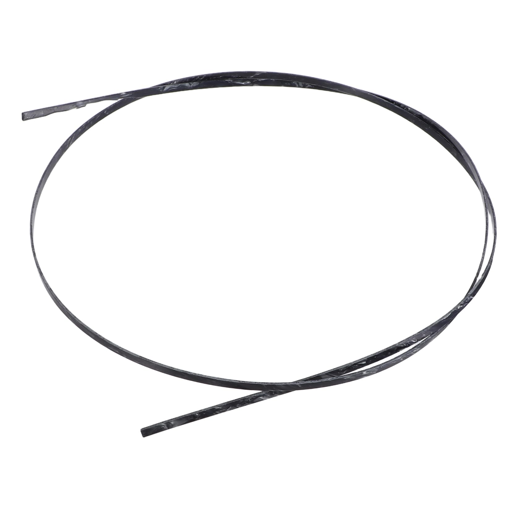 Levemolo Guitar Inlay Strips Black Plastic Guitar Binding Purfling for Acoustic Electric Guitars 1650x6x1.5mm Trim