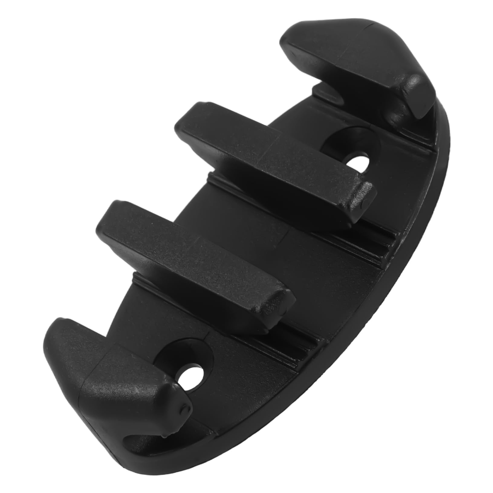 Gogogmee Black Nylon Boat Cleat Durable Rope Cleat for Kayak and Canoe Mounting for Docking and Mooring Applications Screws Not Included