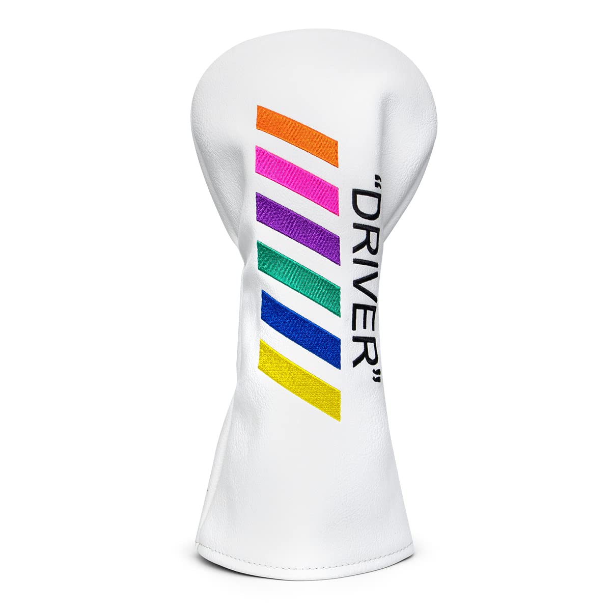 Montela Golf Head Covers,Rainbow Golf Club Headcover Golf Driver Cover Fairway Wood Cover Hybrid Head Cover 3 Wood Headcover Leather Golf Headcovers Fit Odyssey Scotty Cameron Callaway Taylormade