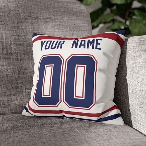 Image of ANTKING Throw Pillow 2 Packs Personalized Custom Any Name Number for Men Women Boy Gifts