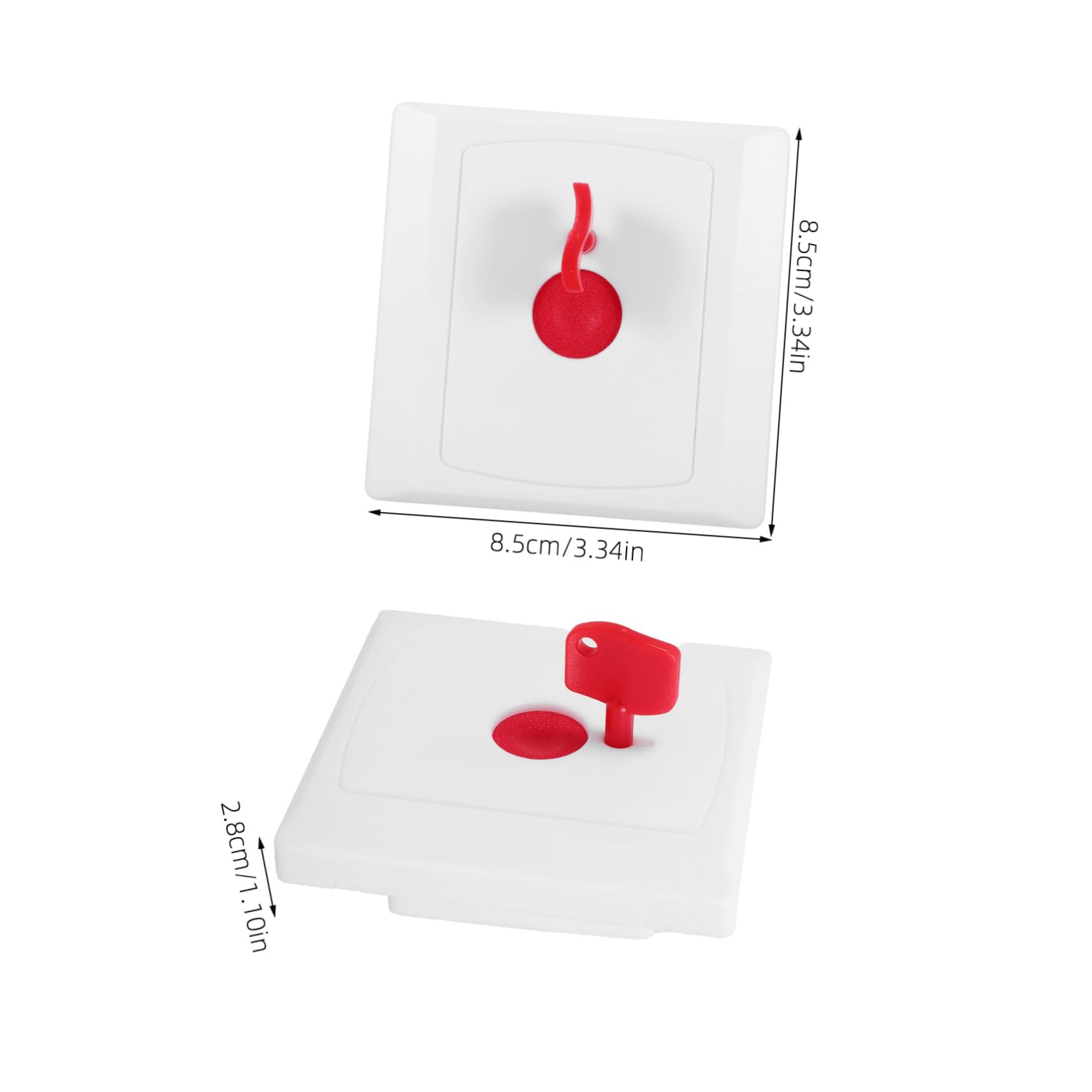 ARTIBETTER Emergency Button for Elderly 2 Pack Button Wall-mounted Help Device Quick Response for Seniors