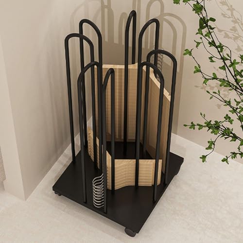 Support de rangement de cintres sur pied mobile pour optimiser votre buanderie et dressing - 8