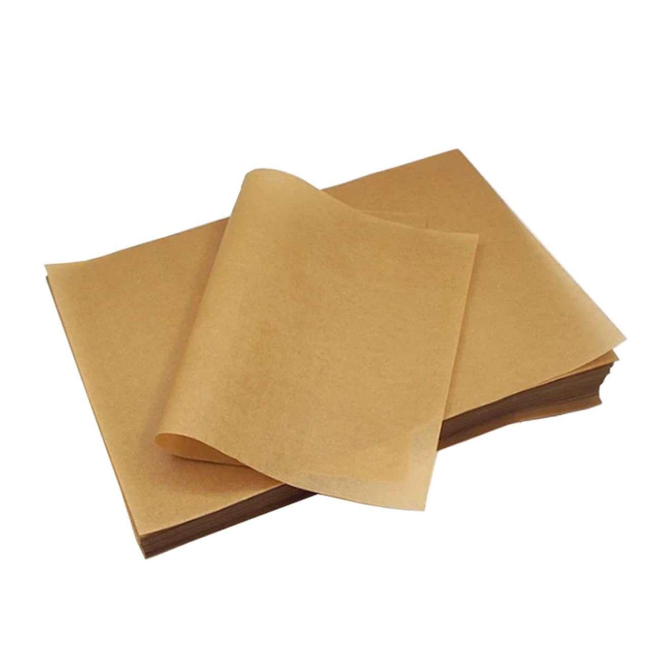 PRETYZOOM 100pièces Papier Sulfurisé Antiadhésif Feuilles Prédécoupées Pour Cuisson Four Résistant Jusqu