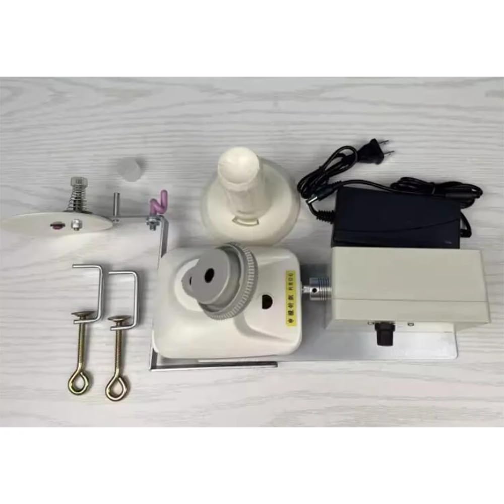 Máquina Bobinadora de Lana Máquina Bobinadora Eléctrica Bobinadora Eléctrica de Lana Bobinadora de Hilo Máquina Bobinadora de Lana de Velocidad Ajustable DC12V（estándar）