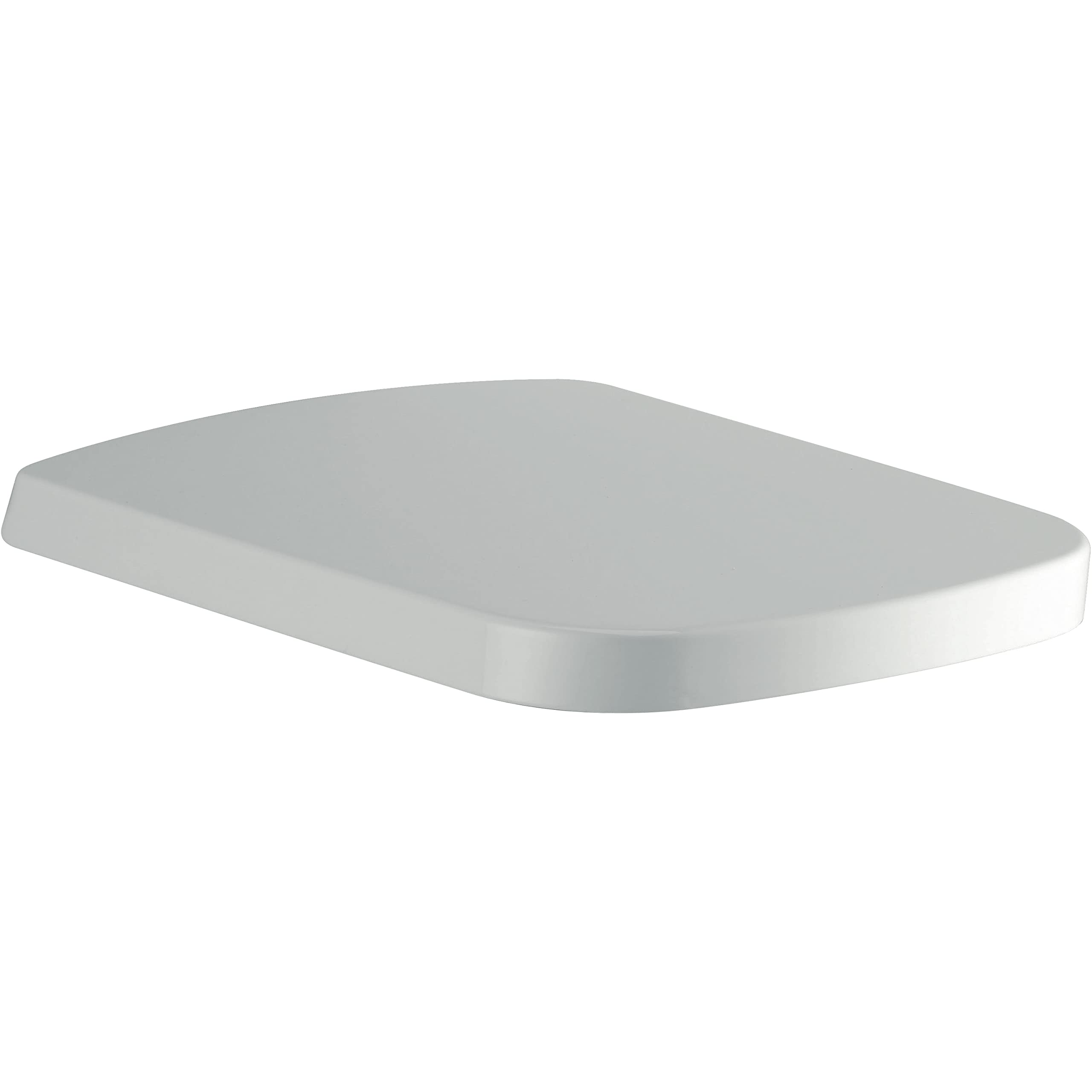 Ideal Standard Mia asiento de WC envolvente, angular – Blanco (Alpin) | Asiento de inodoro con cierre de tapa automático (SoftClose), J469701