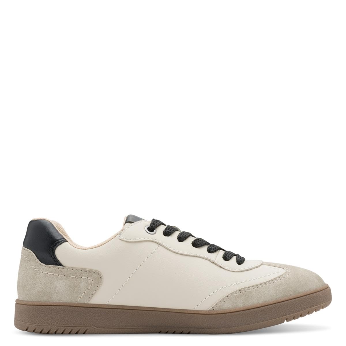 s.Oliver Women's Flat Trainers with Laces Leisure, Beige Comb, 37 EU