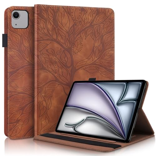 Protection iPad Air 11 M4 en cuir synthétique premium avec rabat