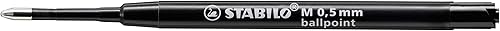 Miniatura 2 de Stabilo Recambio de bolígrafo de 0.020 in, color negro