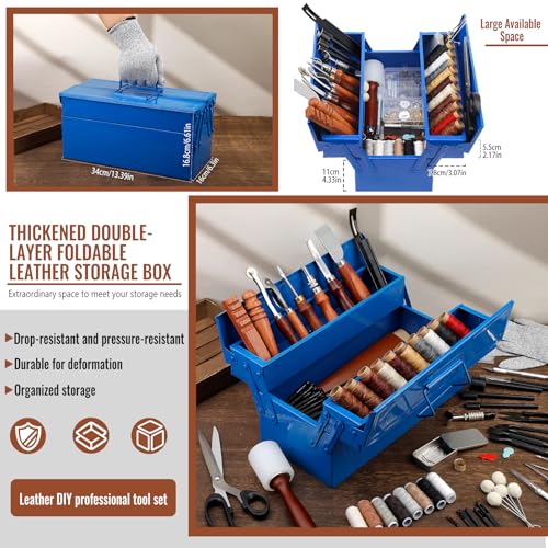 Leather Tooling Kit with Double Box