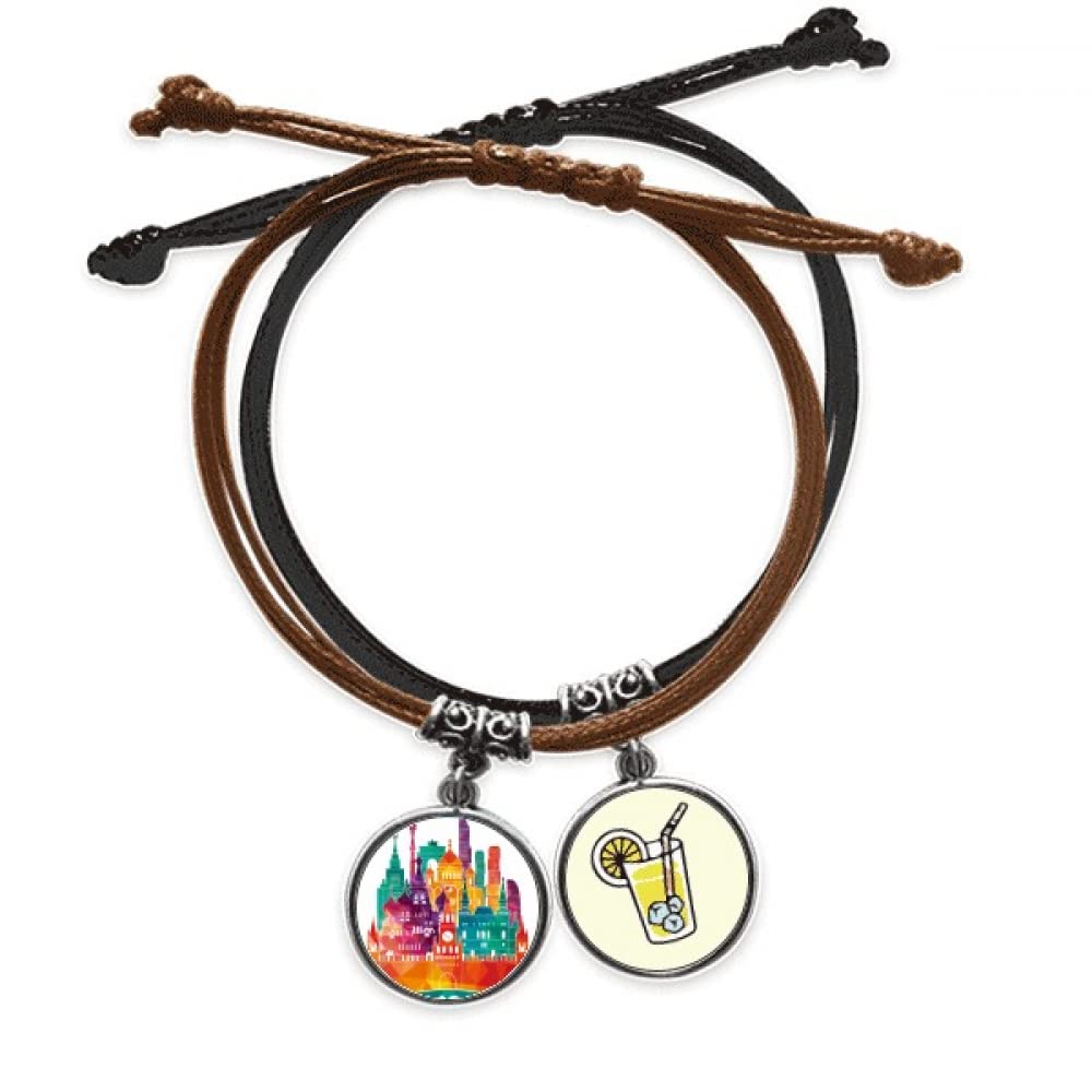 Bracelet cathédrale de Moscou en cuir véritable et finitions fait main - 3