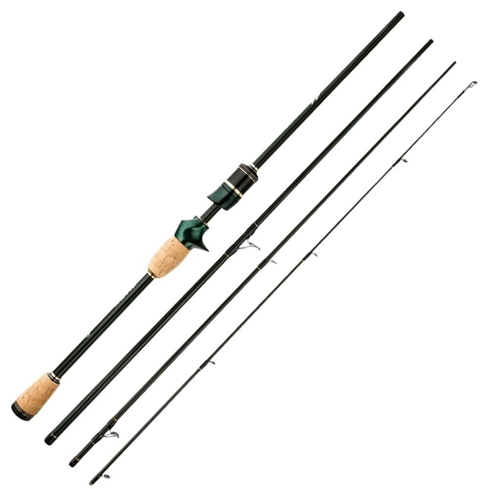 Wędka Carbon Spinning Fishing Rod 4-5 Sections 1.8m/2.1m/2.4m Portable Travel Rod(1.8m)