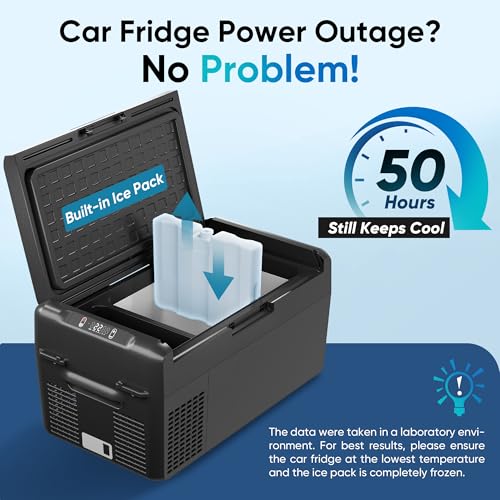 Portable Car Refrigerator Freezer Dual Zone