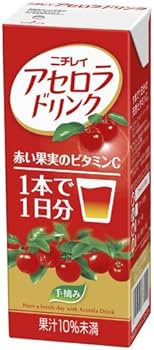 Amazon.co.jp: ニチレイアセロラ アセロラドリンク 200ml×24本 : 食品