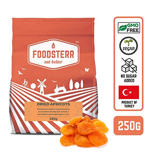 Foodsterr Whole Dried Apricots 250g