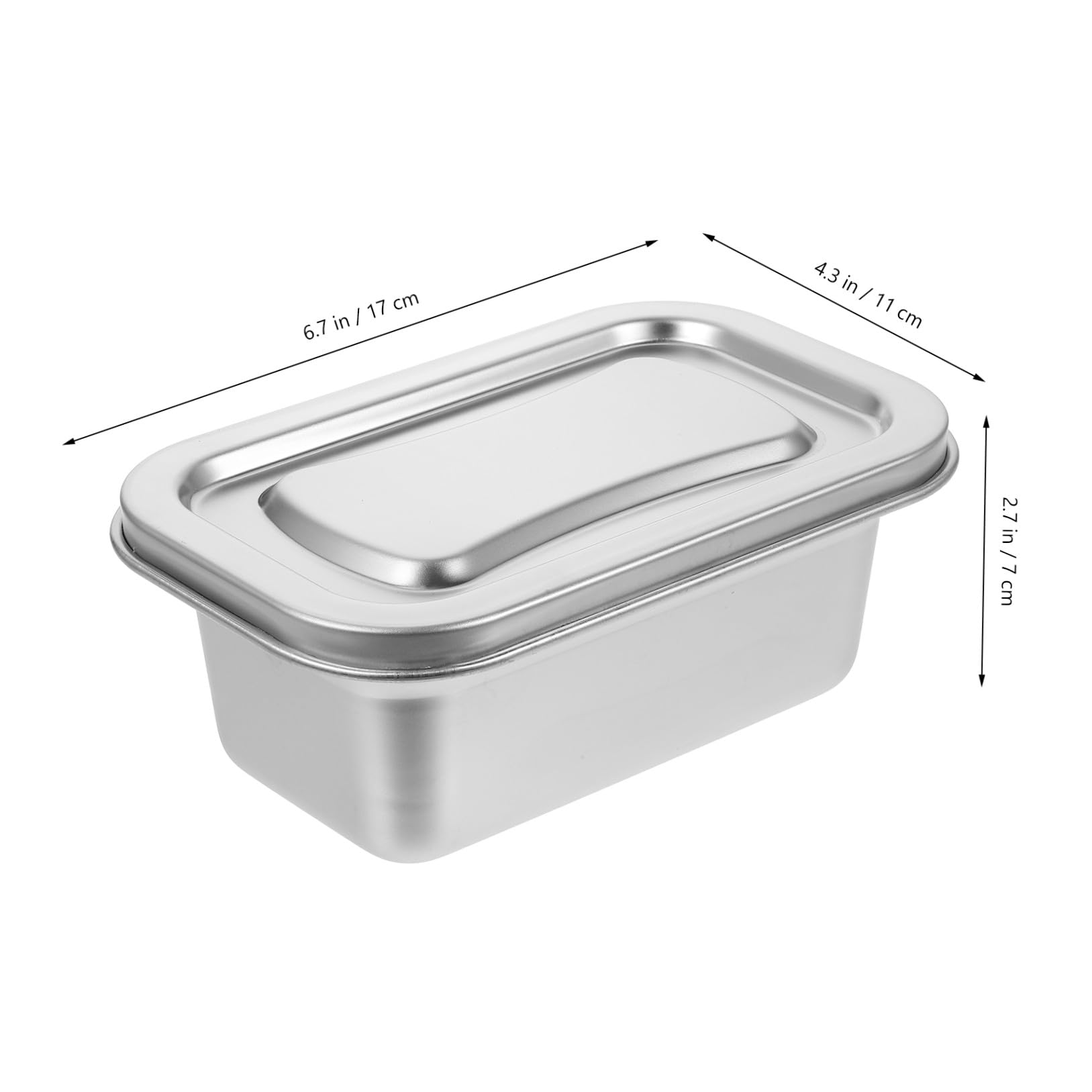 Edelstahl Eiscremebehälter Geschenkideen, Versiegelt, Silber