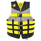 Body Glove Method Nylon U.S. Coast Guard Approved Life Jacket PFD-Yellow-S/M