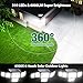 omibee Solar Lights Outdoor, 6000LM 310 LEDs Dual Motion Sensor Solar Flood Lights 6 Heads Security Wall Lights, IP65 Waterproof, Remote Control for Graden, Outside, Backyard, 2 Pack