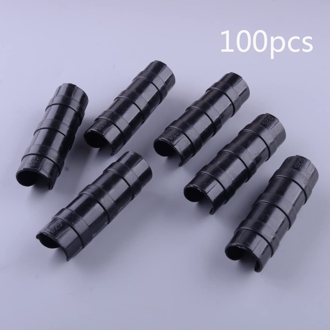100 unids 25 mm tubo tubo de película abrazadera clip fijo conector a presión para marco de bandera de invernadero