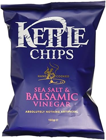 Kettle Chips | Balsamic Vinegar & Sea Salt | 4 x 150g
