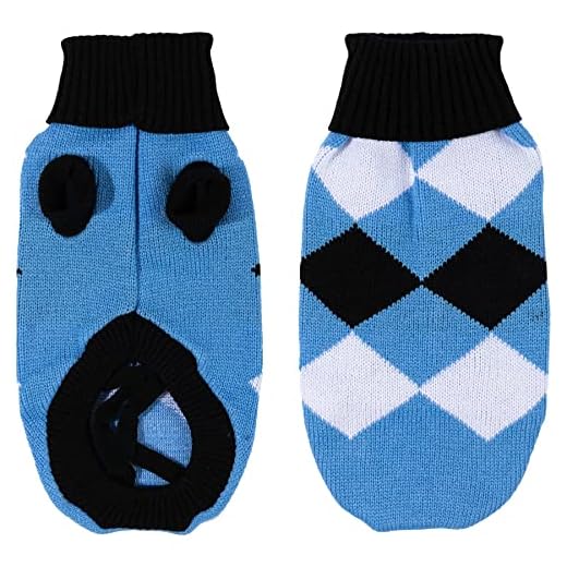 BCASE, Suéter para Mascota Miniatura o Pequeño, Cuello Alto