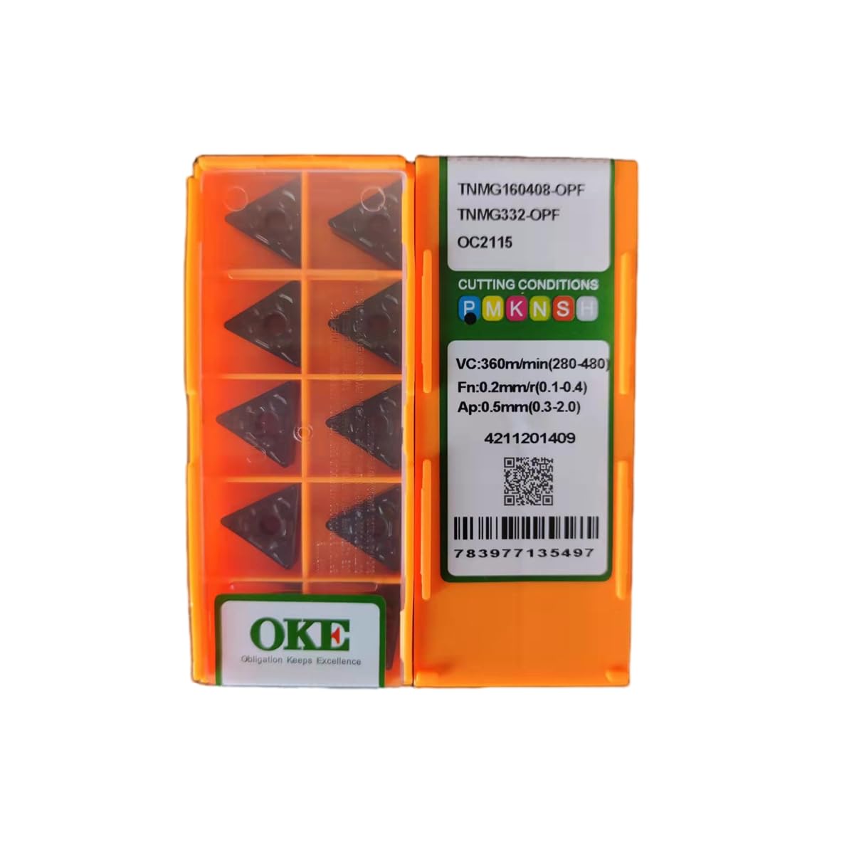 100% originale TNMG TNMG16 TNMG1604 TNMG160412 -MF TNMG160412-MF OP1315 Inserto di tornitura