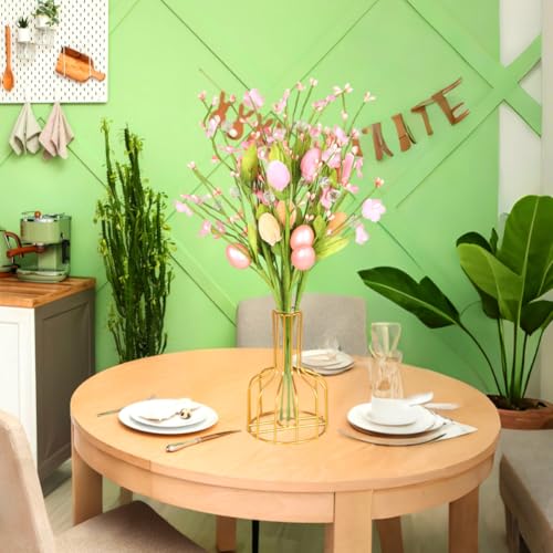 ROSELEAF-Easter-Decorations-5pcs-Pastel-Easter-Eggs-Flowers-Artificial-Easter-Stems-Spring-Floral-Pick-Decor-for-Home-Vase-Table-Centerpieces ROSELEAF Easter Decorations 5pcs Pastel Easter Eggs Flowers Artificial Easter Stems Spring Floral Pick Decor for Home Vase Table Centerpieces