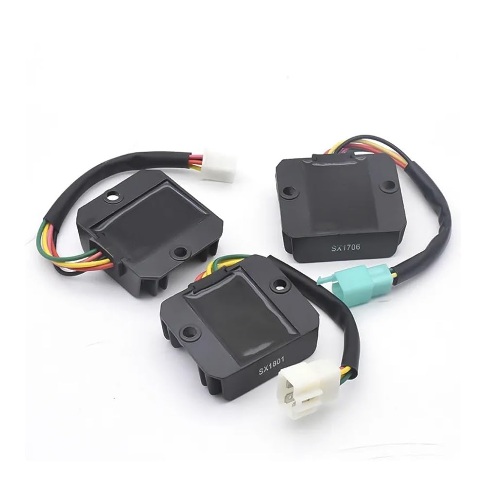 Raddrizzatore Regolatore Di Tensione Per Moto GY6125 E ZJ GG125 – Con Dissipatore In Metallo