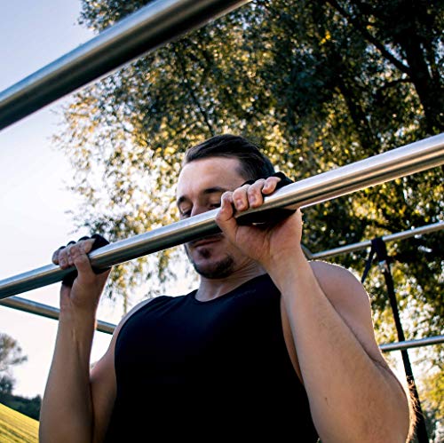 Pullup & Dip Neoprene Grip Pads Lifting Grips, The Alternative To Gym Workout Gloves, Lifting Pads For Weightlifting, Calisthenics & Powerlifting, No More Sweaty Gym Gloves #TOP1