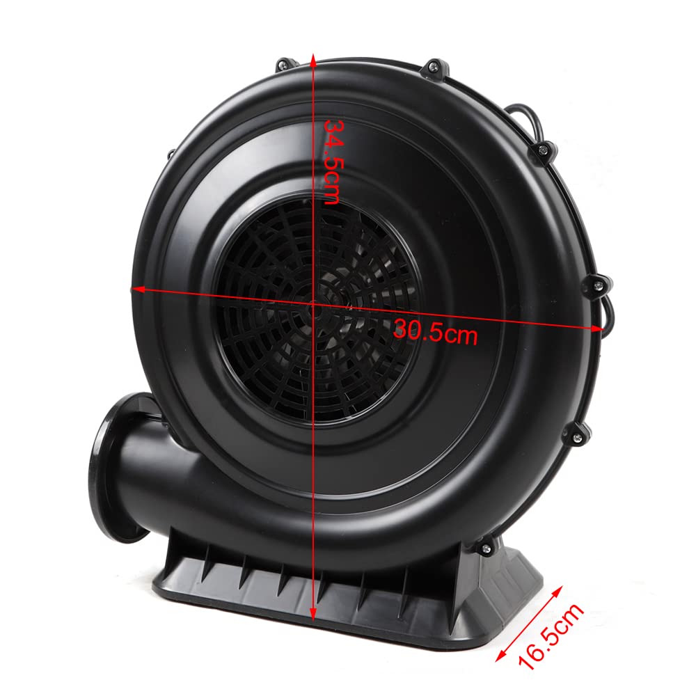 Soplador de alta presión 250 W 220 V 420 m3/h eléctrico soplador de aire soplador permanente castillo hinchable bomba ventilador radial