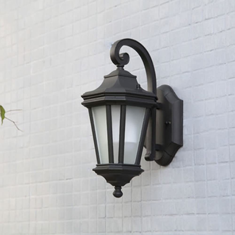 SEMANHUA Edison lampa ścienna, aluminiowa, czarna, przemysłowa lampa ścienna w stylu vintage, retro, metalowa, do domu, hotelu, jadalni, latarni ściennej, oświetlenia zewnętrznego