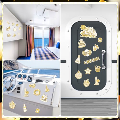 Decoración Imán para Puerta Cumpleaños Barco Cruise miniatura 5