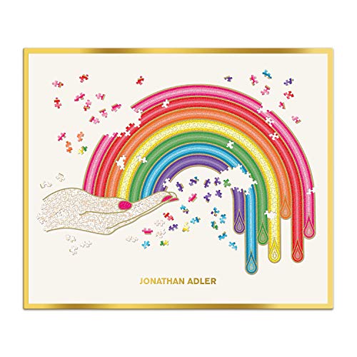 Jonathan Adler Rainbow Hand 750 Piece Shaped Puzzle, Multicolor, 18.75 x 29" - Image 2