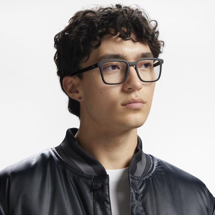Nike Circuit Blaulichtfilter-Brille – Grau, Einheitsgröße – Unisex Bildschirmbrille mit Premium-Linsen, AR-Beschichtung Und UV-Schutz, FB9733-001