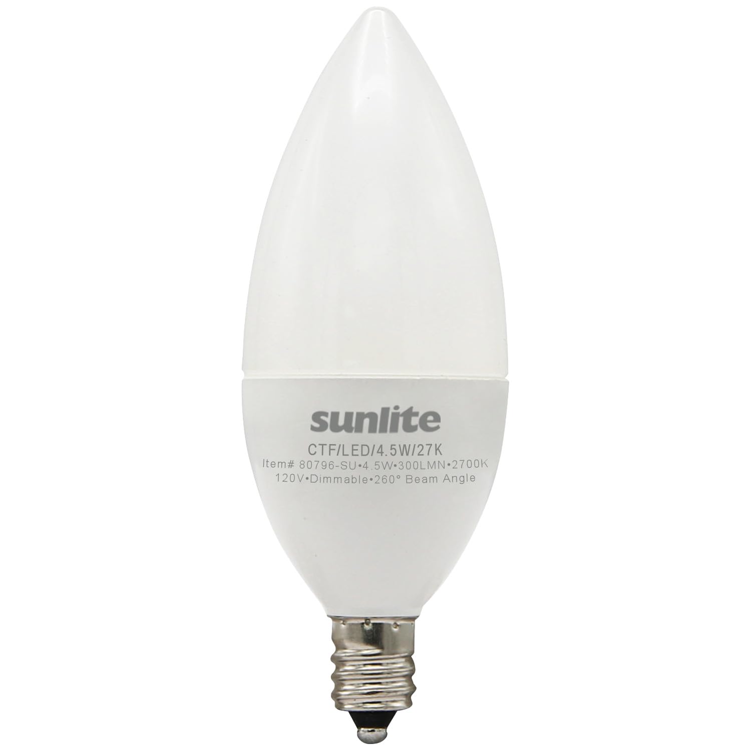 Ecolight Gls E27 Frosted 10w Non-dimmable Warm White Led Bulb: 75w