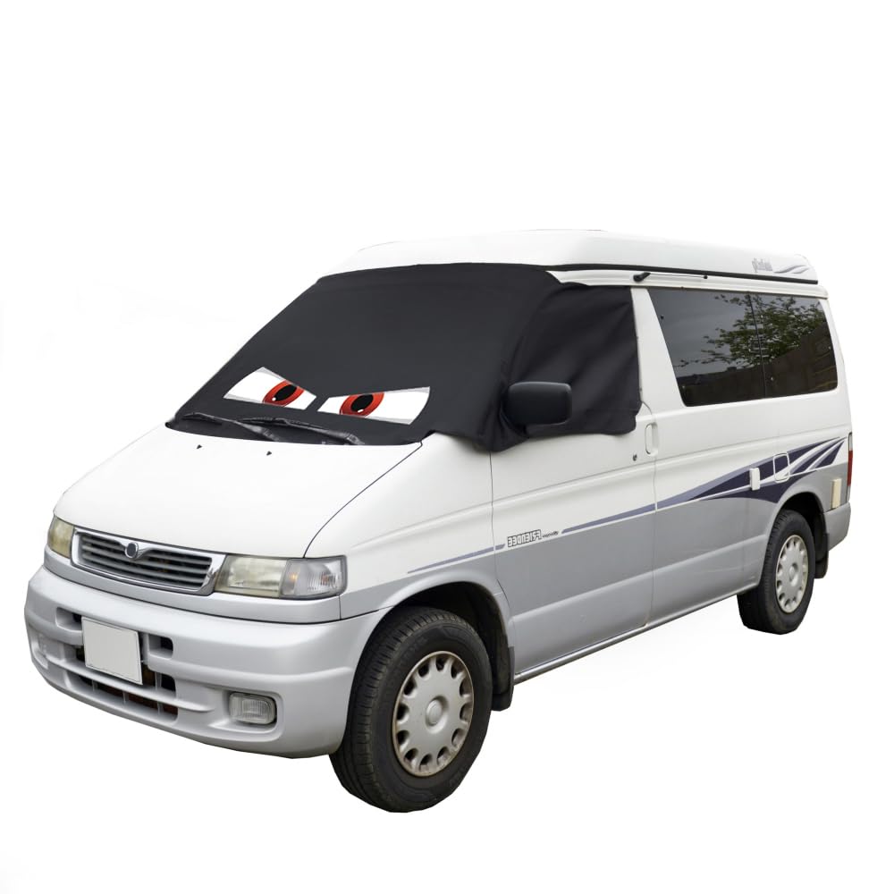 – UK Custom Covers Compatible With Mazda Bongo Windscreen Cover With Eyes Front Windscreen Cover