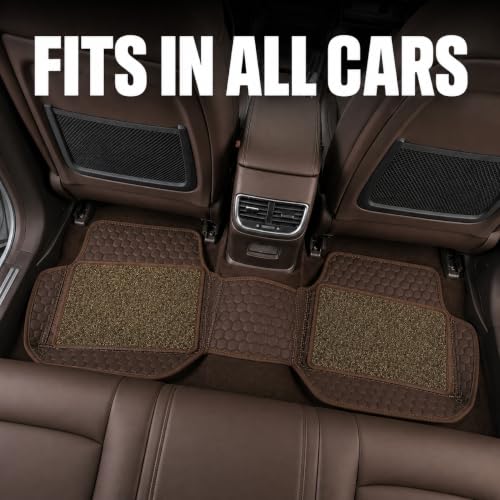 Image of 7D Car Floor Mat for Mahindra Logan | Coffee
