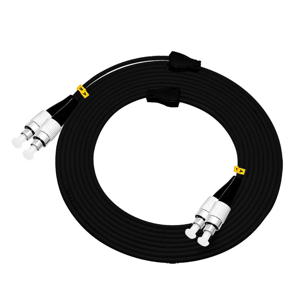 5Meters FC to FC Outdoor Armored Duplex 9/125 SMF Fiber Optic Cable Jumper Optical Patch Cord Singlemode FC-FC