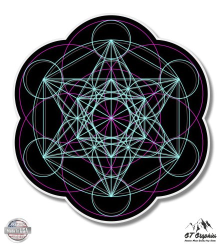 Metatron's Cube - Vinyl Sticker Waterproof Decal