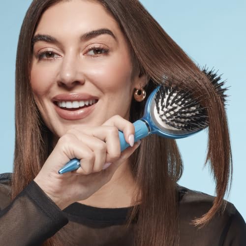 BaBylissPRO Hair Brush Set, Boar Bristle & Nylon Cushion, 2-in-1 Mini Slick Back Styling Brush, Detangler Brush, Anti-Frizz Styling Brush Set, Ionic Ceramic, All Hair Types, 95691 - image 8