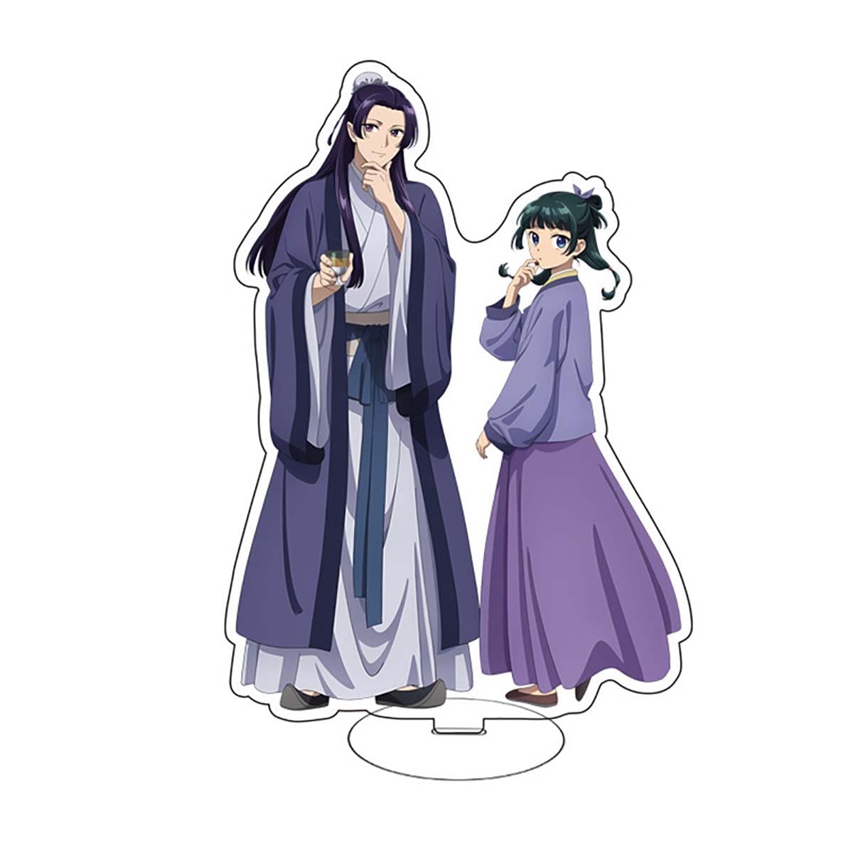 DJMANMENGG Maomao Figure Anime Apothecary Diaries Merch Jinshi Figure Acrylic Stand Desktop Ornament (7)